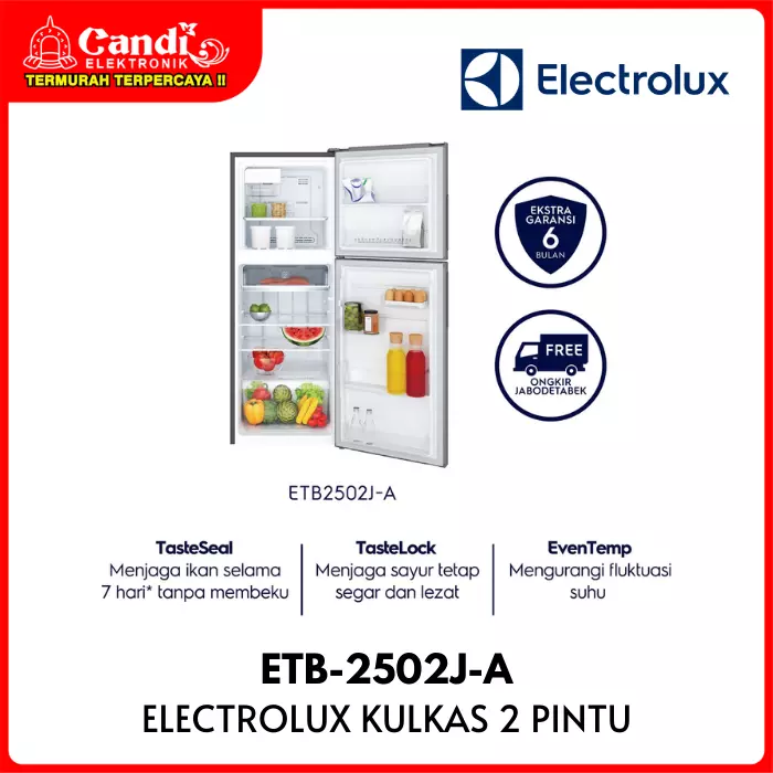 KULKAS 2 PINTU ELECTROLUX
